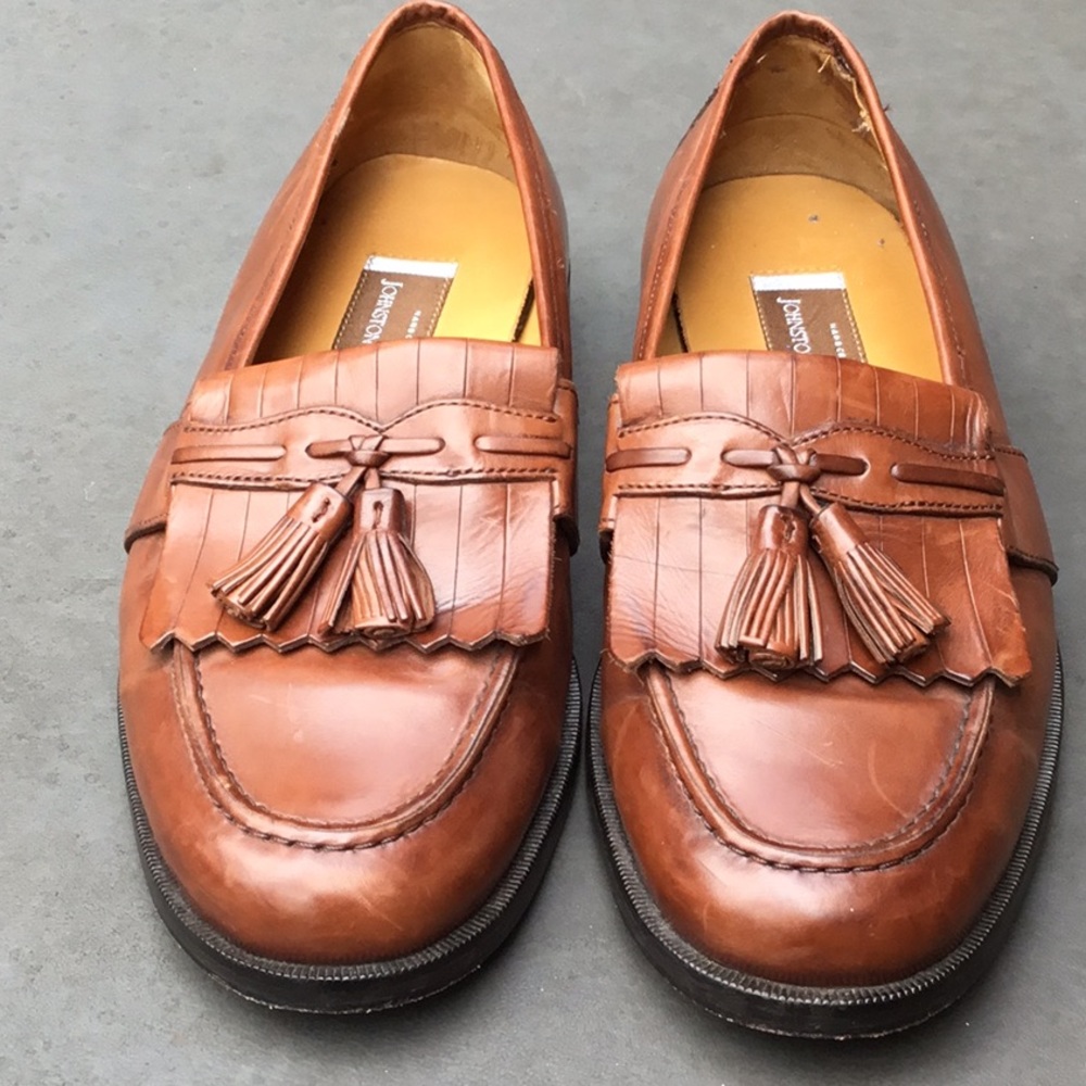 Johnston and Murphy handcrafted slip on size7.5 - Picture 3 of 8